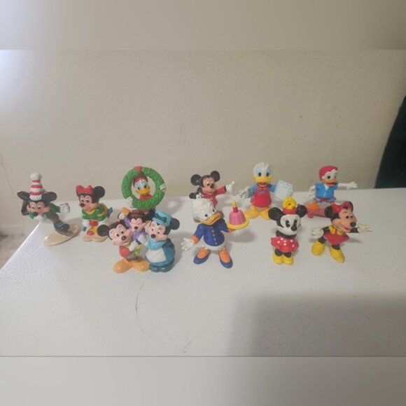 Vintage Disney Applause Mickey Mouse Figures Set Of 10 - Picture 1 of 6